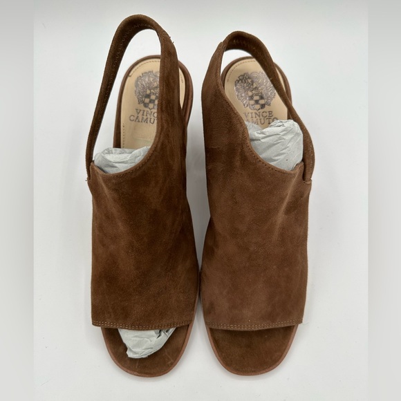 VINCE CAMUTO Brown Suede ‘Kailsy’ Sandal NWOT | Size 10 - Picture 4 of 12